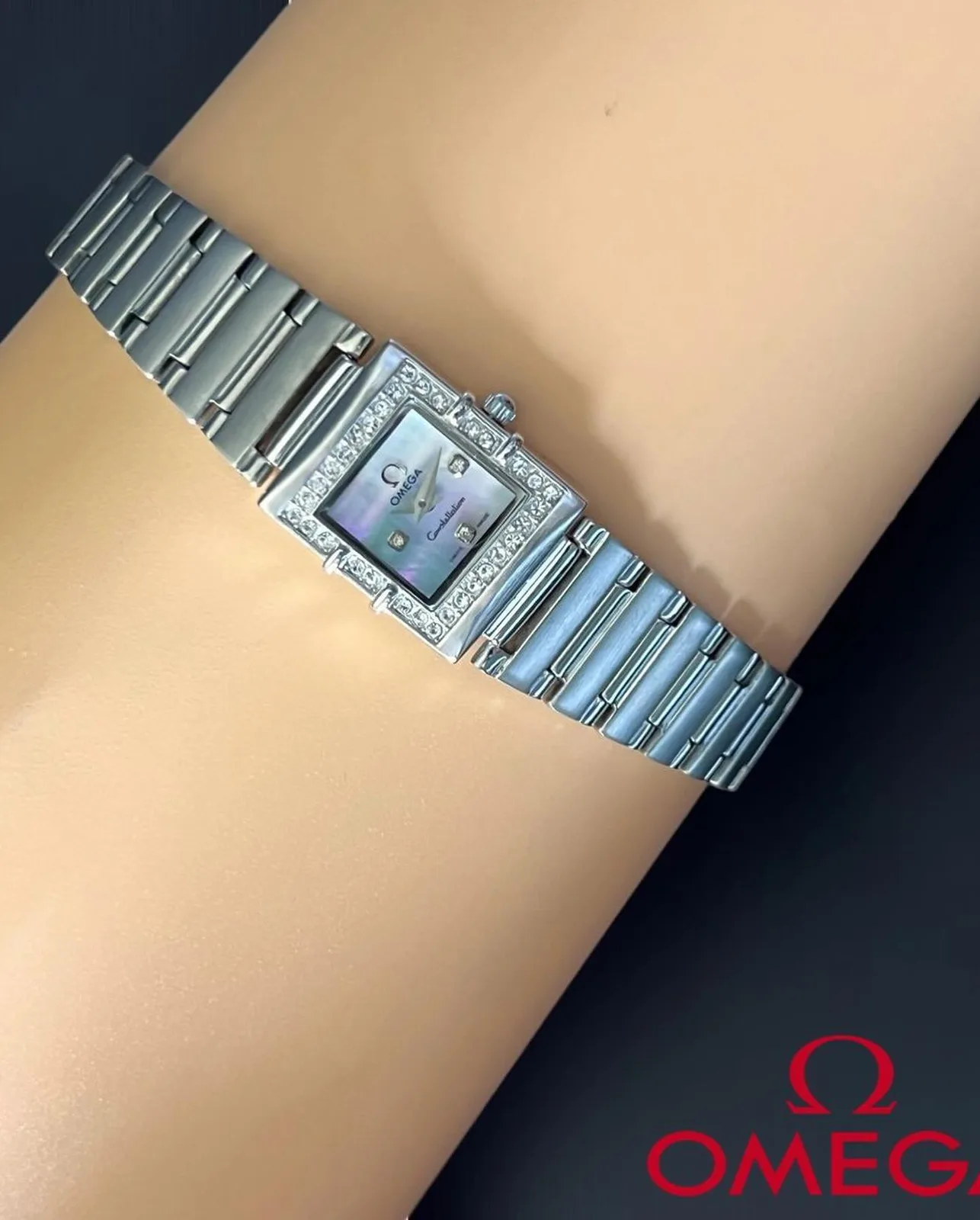 Omega Constellation ladies rectangular bracelet photo 3