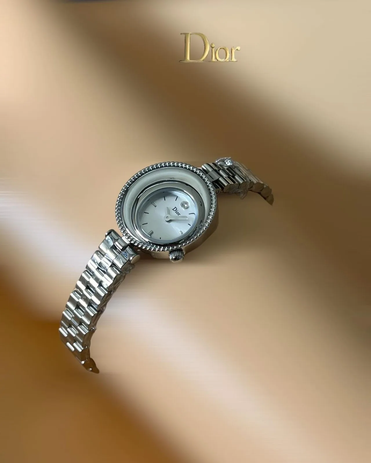 Dior ladies diamond bracelet watch