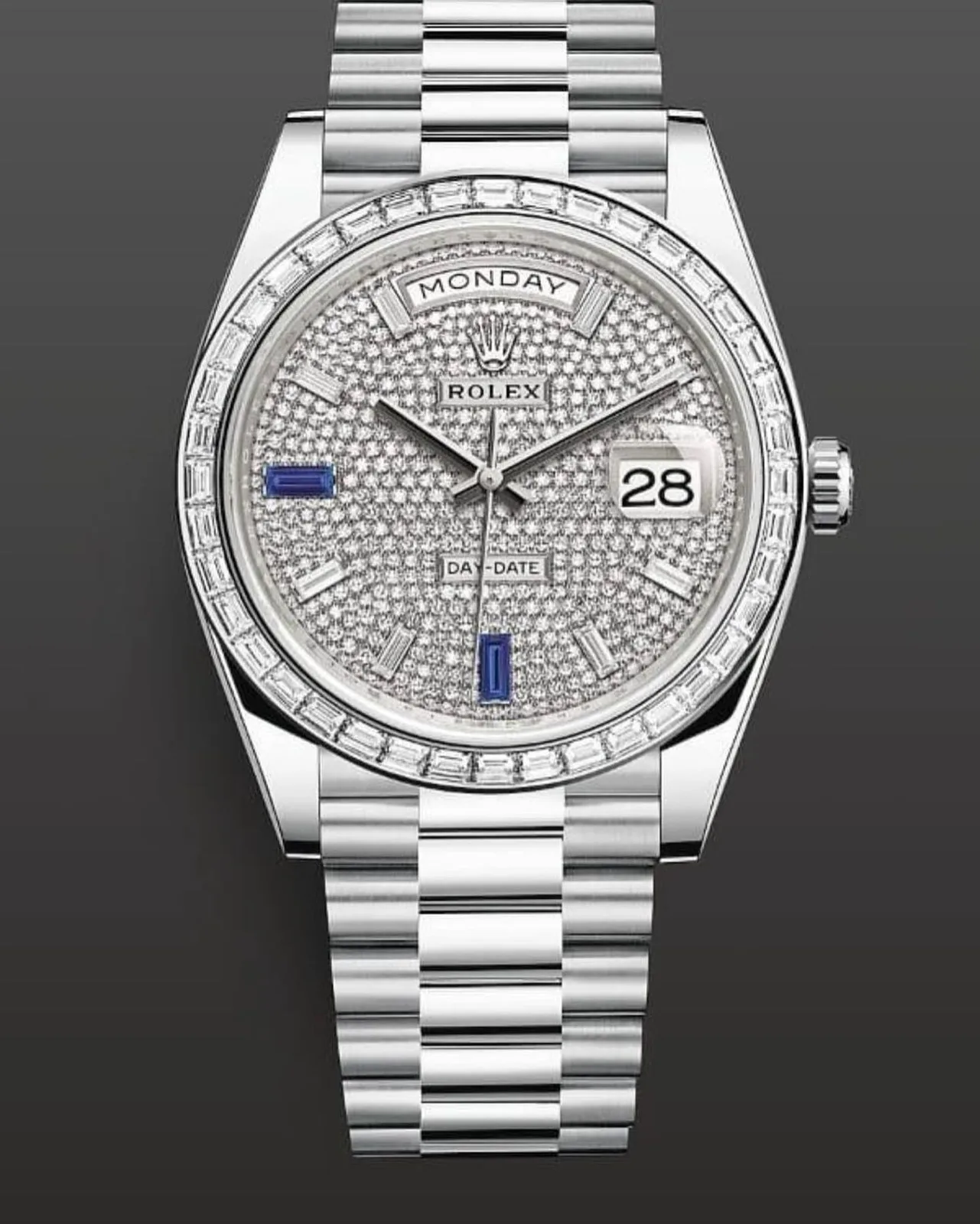 Rolex Diamond Pavé Watch